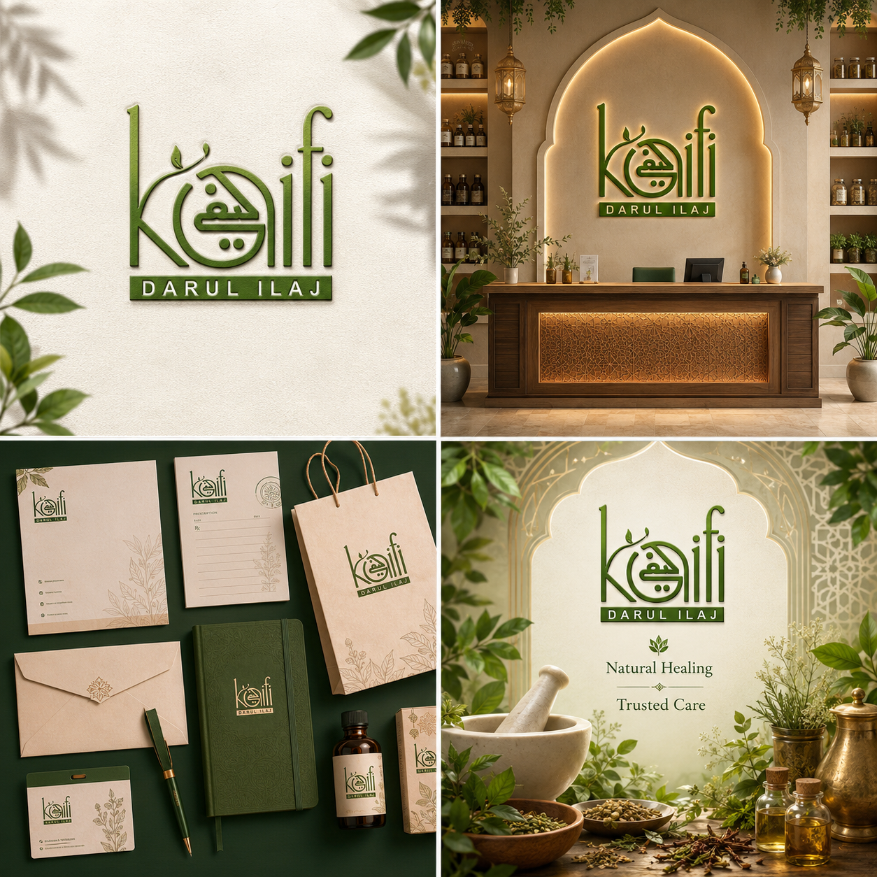 Kaifi Darul Ilaj Logos & Branding